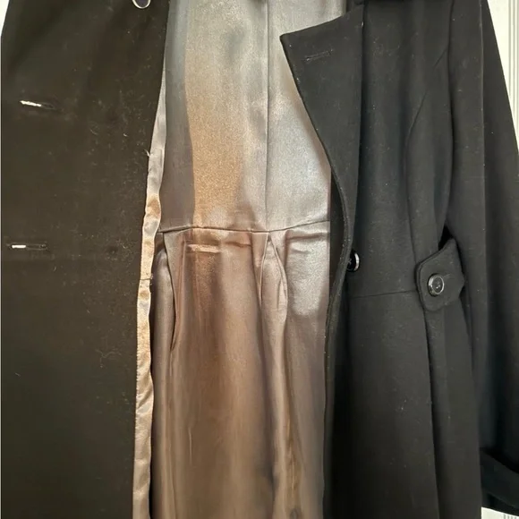 Old Navy Black Double-Breasted Pea Coat - Picture 4 of 6